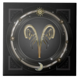 牡羊座〔占星術の〕十二宮図標識 タイル