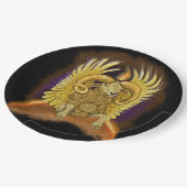 牡羊座〔占星術の〕十二宮図標識 ペーパープレート (アングル)