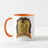 牡羊座〔占星術の〕十二宮図標識 マグカップ (左)