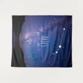 牡羊座 |占星術パーソナライズされたタペストリー タペストリー (正面(横))