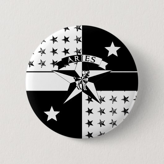 牡羊座 缶バッジ (正面)