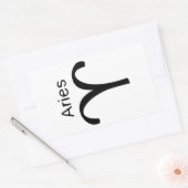 牡羊座 長方形シール (封筒)