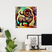 牡羊座(9) ポスター (ホームオフィス)