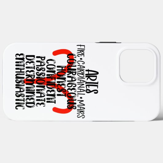 牡羊座 Case-Mate iPhoneケース (裏面 (横))