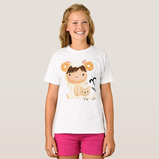 牡羊座 Tシャツ (正面フル)