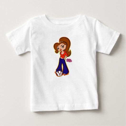牡羊座Tシャツ ベビーTシャツ (正面)