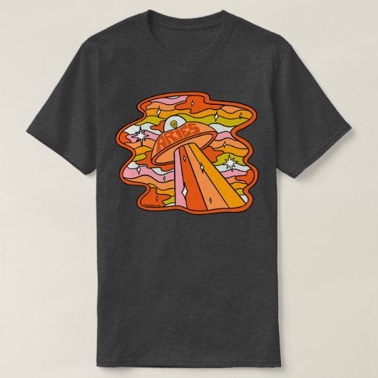 牡羊座UFO Tシャツ (デザイン正面)