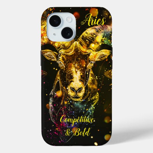 牡羊星印 Case-Mate iPhoneケース (裏面)
