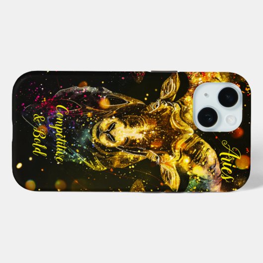 牡羊星印 Case-Mate iPhoneケース (裏面 (横))