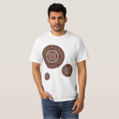 牡羊曼荼羅メンズライトシャツ Tシャツ (正面フル)