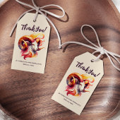 牡羊水色ラム〔占星術の〕十二宮図をテーマにした誕生日パーティー ギフトタグ