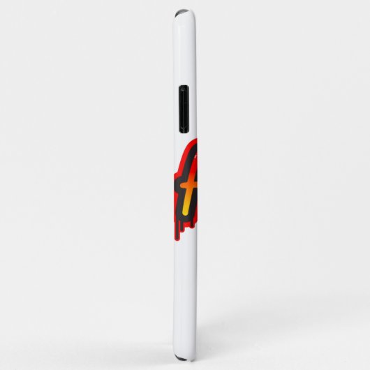 牡羊火サイン滴下単語アートスプレー絵を描 Case-Mate iPhoneケース (裏面/右)