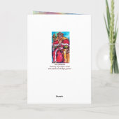 牡羊皇帝タロット星占〔占星術の〕十二宮図誕生日 カード (裏面)