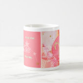 牡羊紅水彩星占い〔占星術の〕十二宮図サインマググ コーヒーマグカップ (中央)