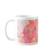 牡羊紅水彩星占い〔占星術の〕十二宮図サインマググ