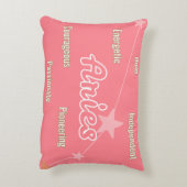 牡羊紅水彩星占い〔占星術の〕十二宮図徴候 アクセントクッション (裏面(縦))