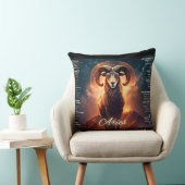 牡羊類形質〔占星術の〕十二宮図標識ホリススコープ装飾用クッション クッション (椅子)