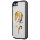 牡羊馬中国のと西洋占星術Iphone Case-Mate iPhoneケース (裏面左)