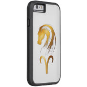 牡羊馬中国のと西洋占星術Iphone Case-Mate iPhoneケース (裏面/右)