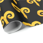 牡羊黄金星占い標識 ラッピングペーパー (ロールコーナー)