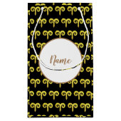 牡羊黄金星占パーソナライズされたい スモールペーパーバッグ (裏面)