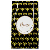 牡羊黄金星占パーソナライズされたい スモールペーパーバッグ (正面)