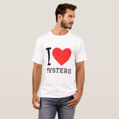 牡蠣が大好き Tシャツ (正面フル)