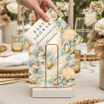 牡蠣とヒトデのビーチベイビーシャワー