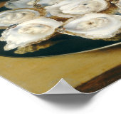 牡蠣と果物を添えたオシアスは長老の料理を楽しむ ポスター (角)