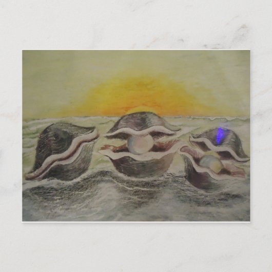 牡蠣と真珠 ポストカード (正面)