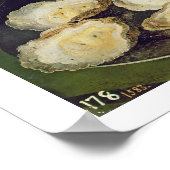 牡蠣と眼鏡の静物体験(油付き) ポスター (角)