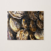 牡蠣のプレート。 ジグソーパズル (横)