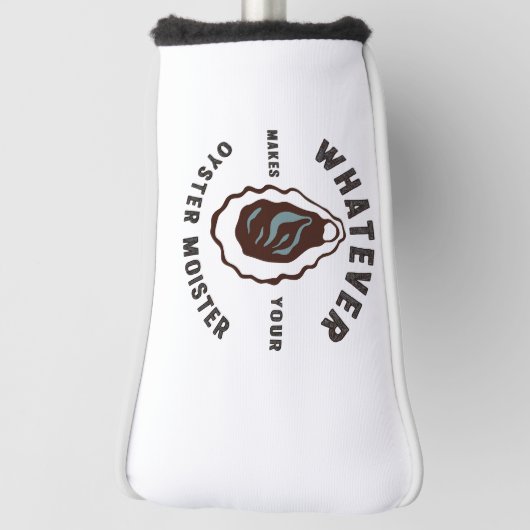 牡蠣の味が海の幸を生み出すおもしろいもの ゴルフヘッドカバー (回転90)