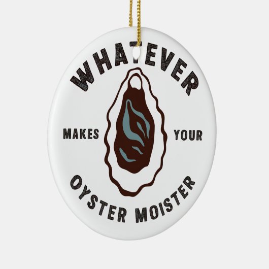 牡蠣の味が海の幸を生み出すおもしろいもの セラミックオーナメント (右)