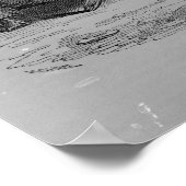 牡蠣の屋台 ポスター (角)