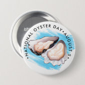 牡蠣の日ボタン 缶バッジ (正面&裏面)