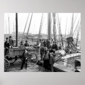 牡蠣の水揚げ ポスター (正面)