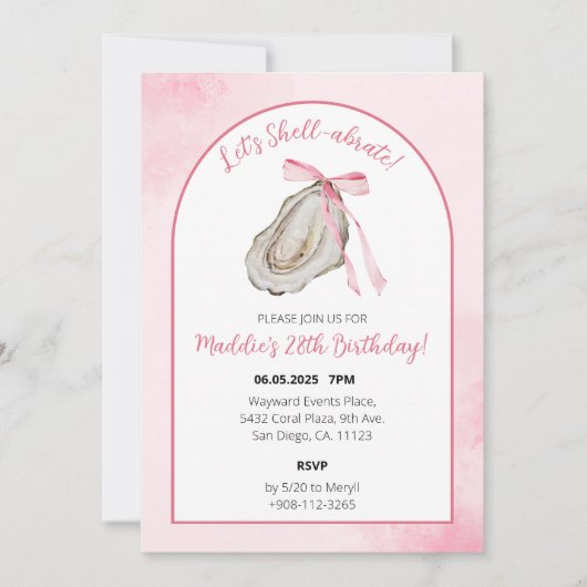 牡蠣の淡水色を貝殻に塗ろう セーブザデート (正面)