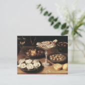 牡蠣の静物生活 – Osias Beert ポストカード (スタンド正面)