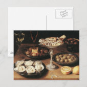 牡蠣の静物生活 – Osias Beert ポストカード (正面/裏面)