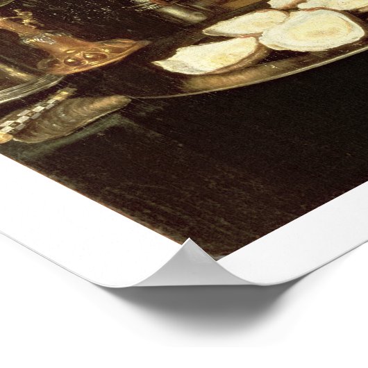 牡蠣の静物詩 ポスター (角)