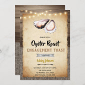 牡蠣パーティーのご招待 招待状 (正面/裏面)