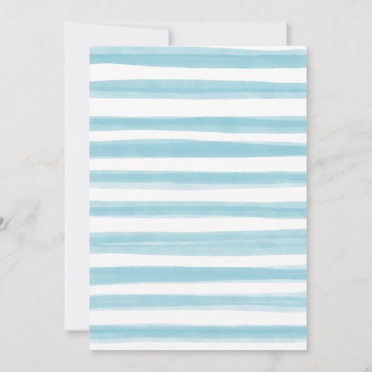 牡蠣パーティー航海のビーチ海30歳の誕生日 招待状 (裏面)