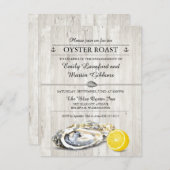 牡蠣パーティー 海のごちそう ナウチカルパーティー 招待状 (正面/裏面)