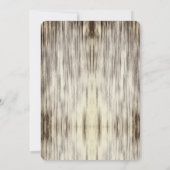 牡蠣パーティー 黒と白の多目的デザイン 招待状 (裏面)