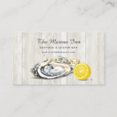 牡蠣ローストシーフードサー航海のビス 名刺 (正面)