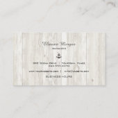 牡蠣ロースト水産物航海のサービス業 名刺 (裏面)