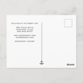 牡蠣ロースト魚介類航海の食品事業 ポストカード (裏面)