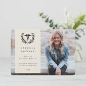 牡蠣医学校卒業写真 案内状 (スタンド正面)