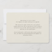 牡蠣医学校卒業写真 案内状 (裏面)